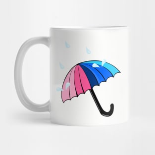 Pridin' in the Rain Mug